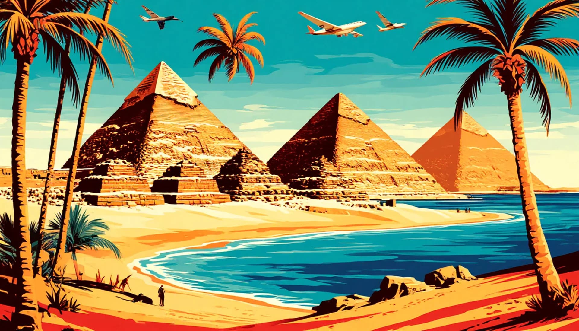 Египет - панорамный вид