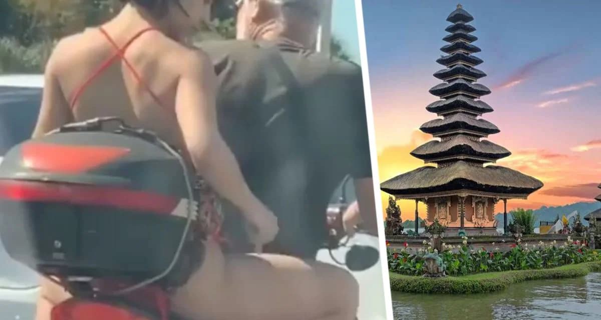 Все в шоке после того, как туристка обнажила гениталии прямо на улице популярного курорта Все в шоке после того, как туристка обнажила гениталии прямо на улице популярного курорта