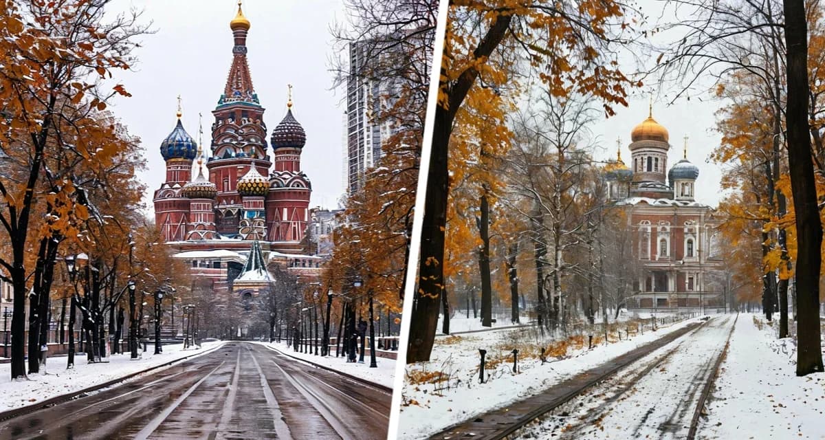 В Москве прошла «зимняя репетиция» - выпал первый снег В Москве прошла «зимняя репетиция» - выпал первый снег