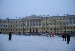 <p>Финляндия. Хельсинки. Сенатская площадь. Здание Государственного совета</p> Фото 77175 Копенгаген, Дания