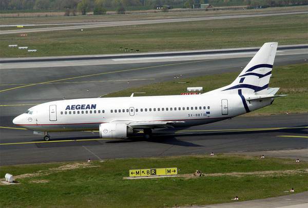 лайнер Airbus A-321 авиакомпании Aegean Airlines  Aegean Airlines 