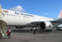 Лайнер Boeing-767 авиакомпании Фото Air Seychelles 
