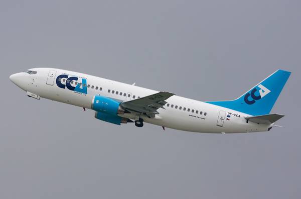 Лайнер Boeing-737 авиакомпании  Czech Connect Airlines 