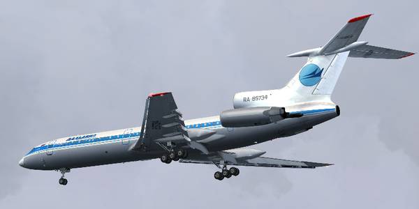 Лайнер Ил-62 авиакомпании  ДальАвиа 