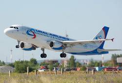 Уральские Авиалинии взлет A321 Фото Уральские Авиалинии 
