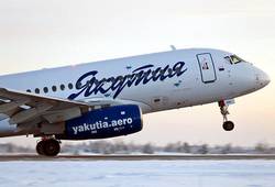 Суперджет-100 авиакомпании Якутия  Фото Якутия 