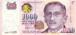 1000 Singapore dollars