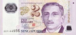 2 Singapore dollar