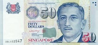50 Singapore dollars