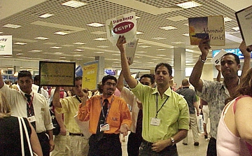 В аэропорту Хургады ждут русских туристов с нетерпением,  Египет