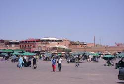 Маракеш   площадь Jemaa-El-Fna . Фото , Марокко
