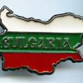 Сувениры из , Болгария. Магнит с болгарским флагом
