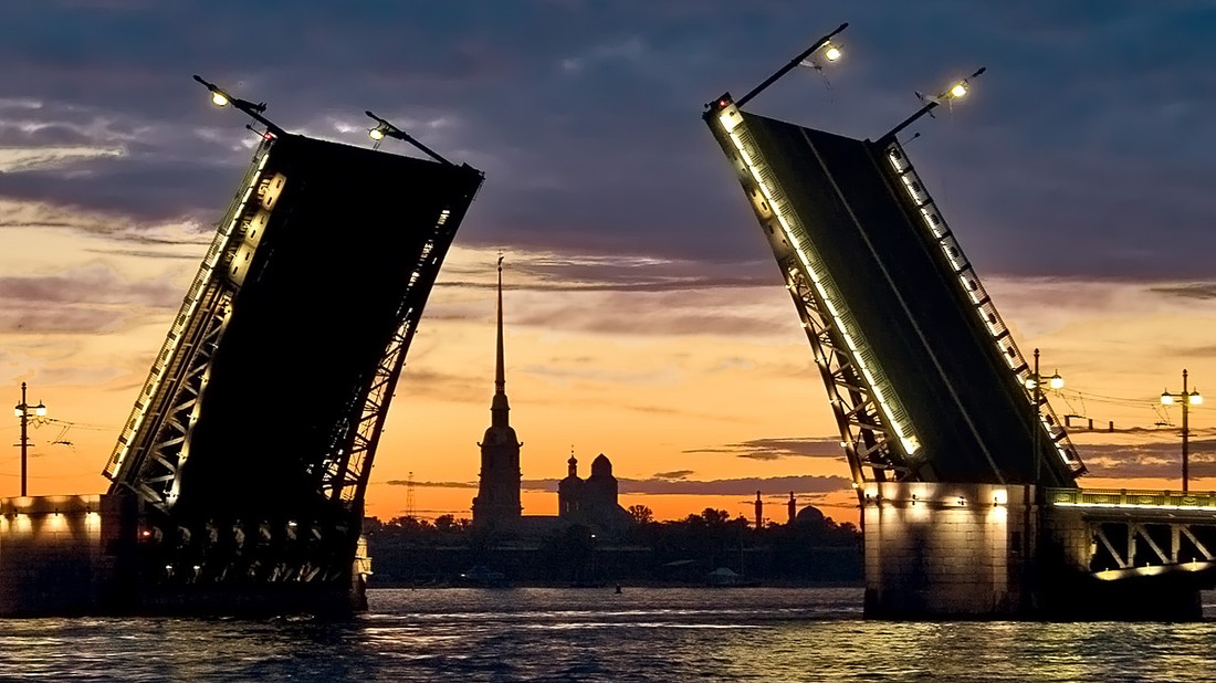 Разводние мосты станут новым брендом Санкт-Петербурга