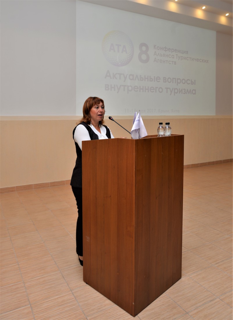 Ольга Бурова, заместитель министра курортов и туризма Республики Крым