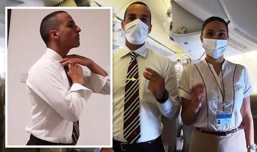 Бортпроводник раскрыл секрет специальных галстуков, которые они носят на борту