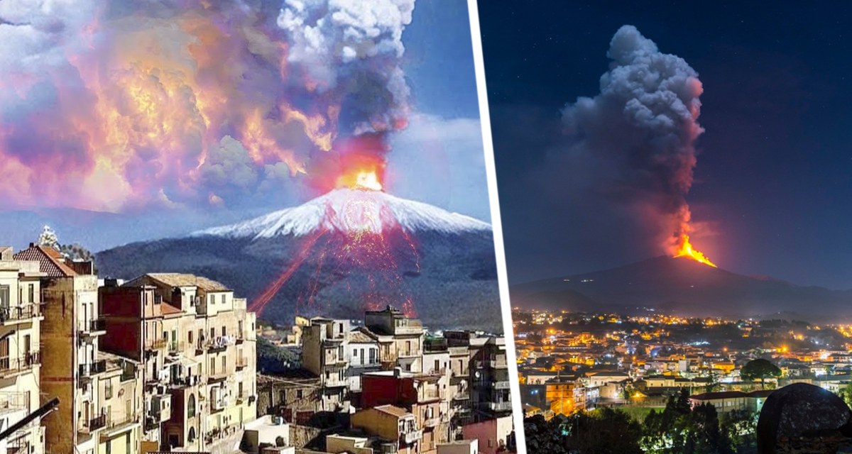 В Средиземноморье начал сильное извержение знаменитый вулкан, напугав авиакомпании и пассажиров