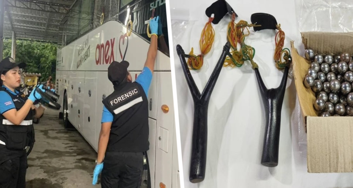 Автобусы с российскими туристами обстреляны металлическими шариками из рогаток на Пхукете