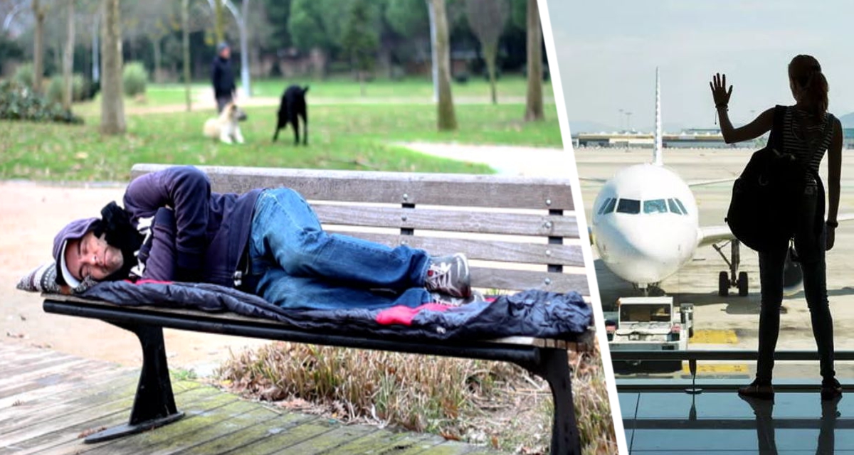 Российские туристы приехали в Австралию и были шокированы: им пришлось спать в парке с бомжами