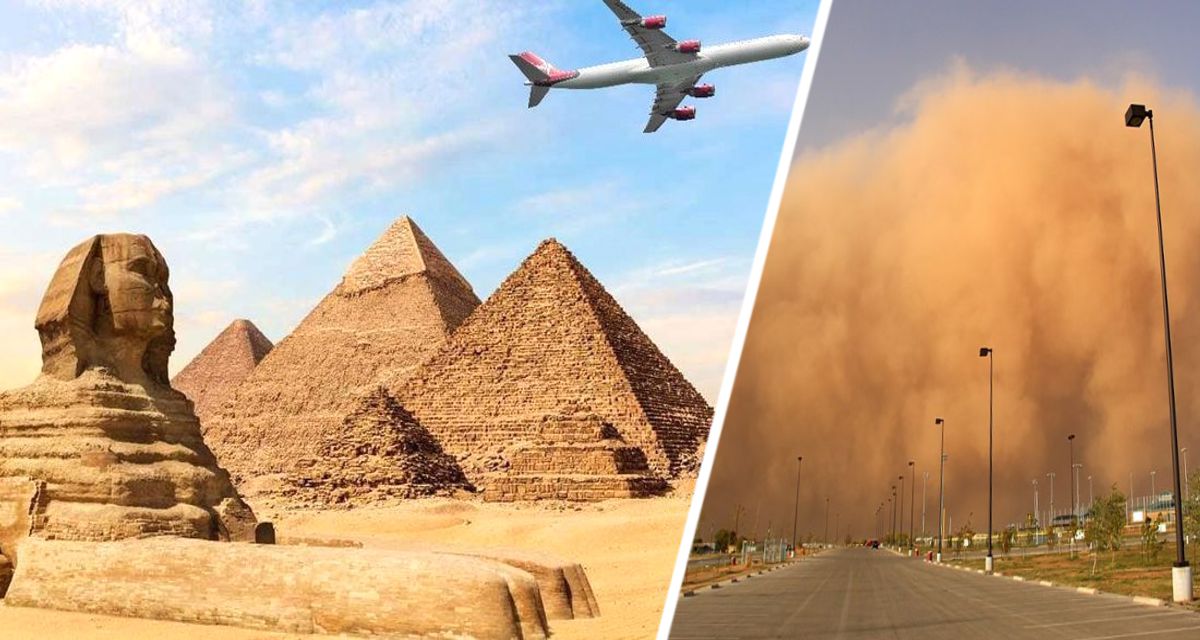 На курорты Египта обрушилась пыльная буря