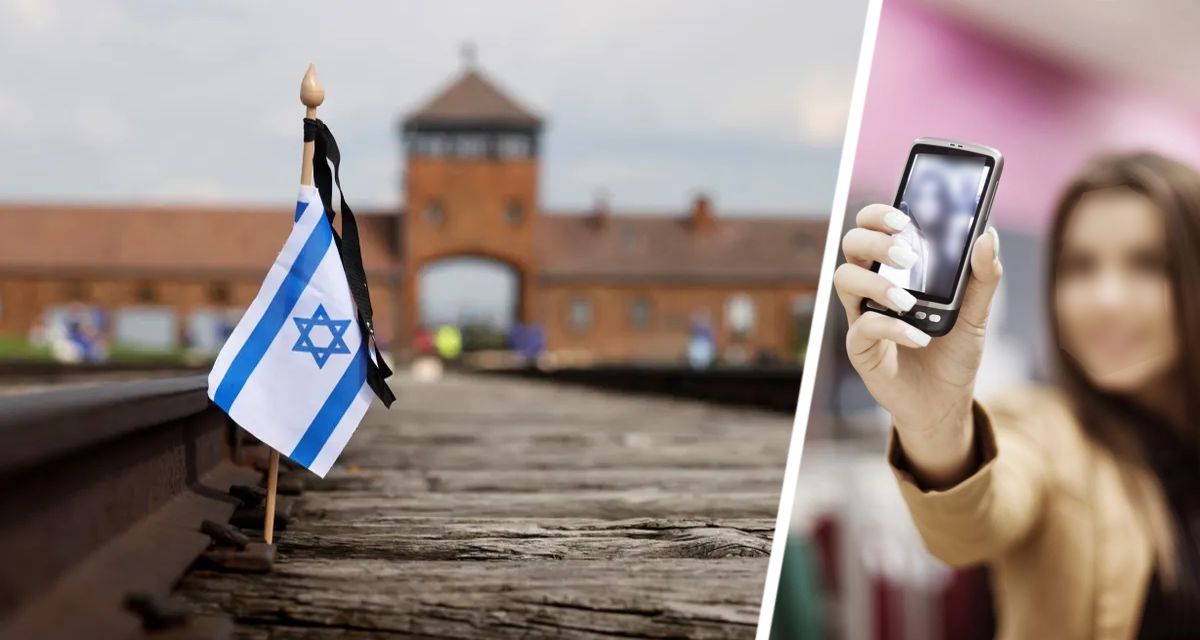 Фотография туристки на фоне Освенцима вызвала бурю возмущения