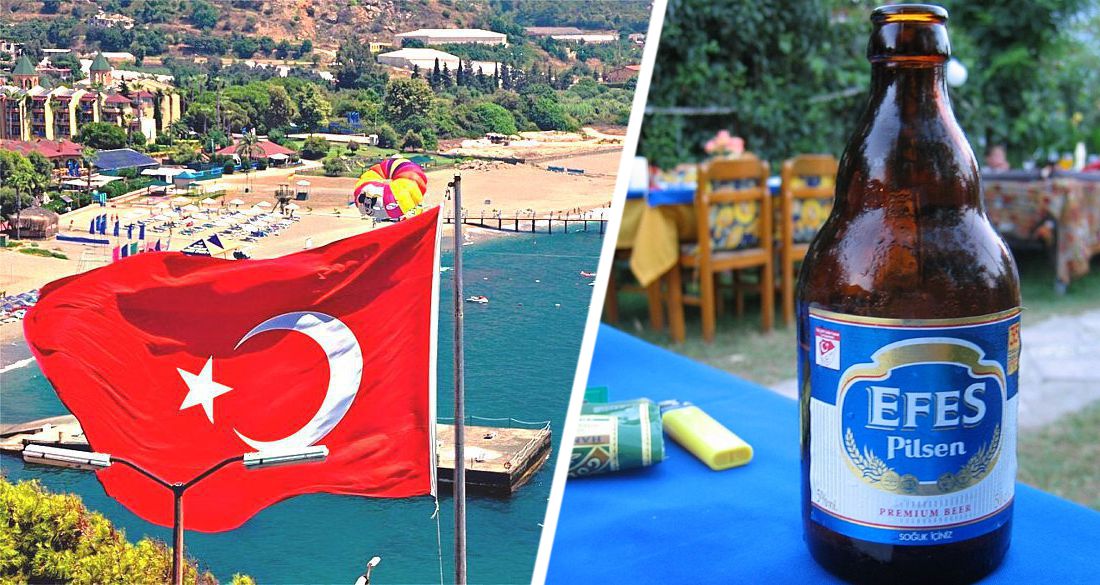 Российский турист в Турции отказался оплачивать счет за пиво и убедил полицию в своей правоте