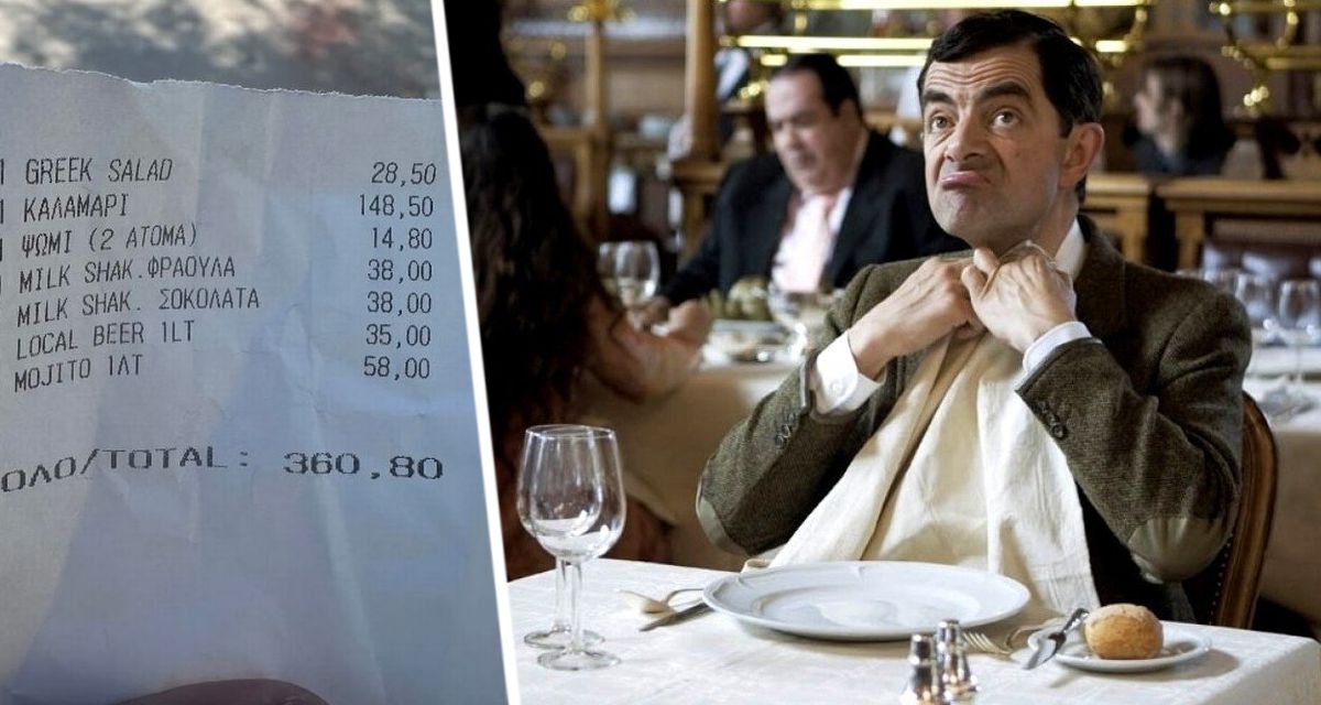 Турист был ошеломлен, получив счет на 33 530 рублей за легкий перекус в пляжном кафе