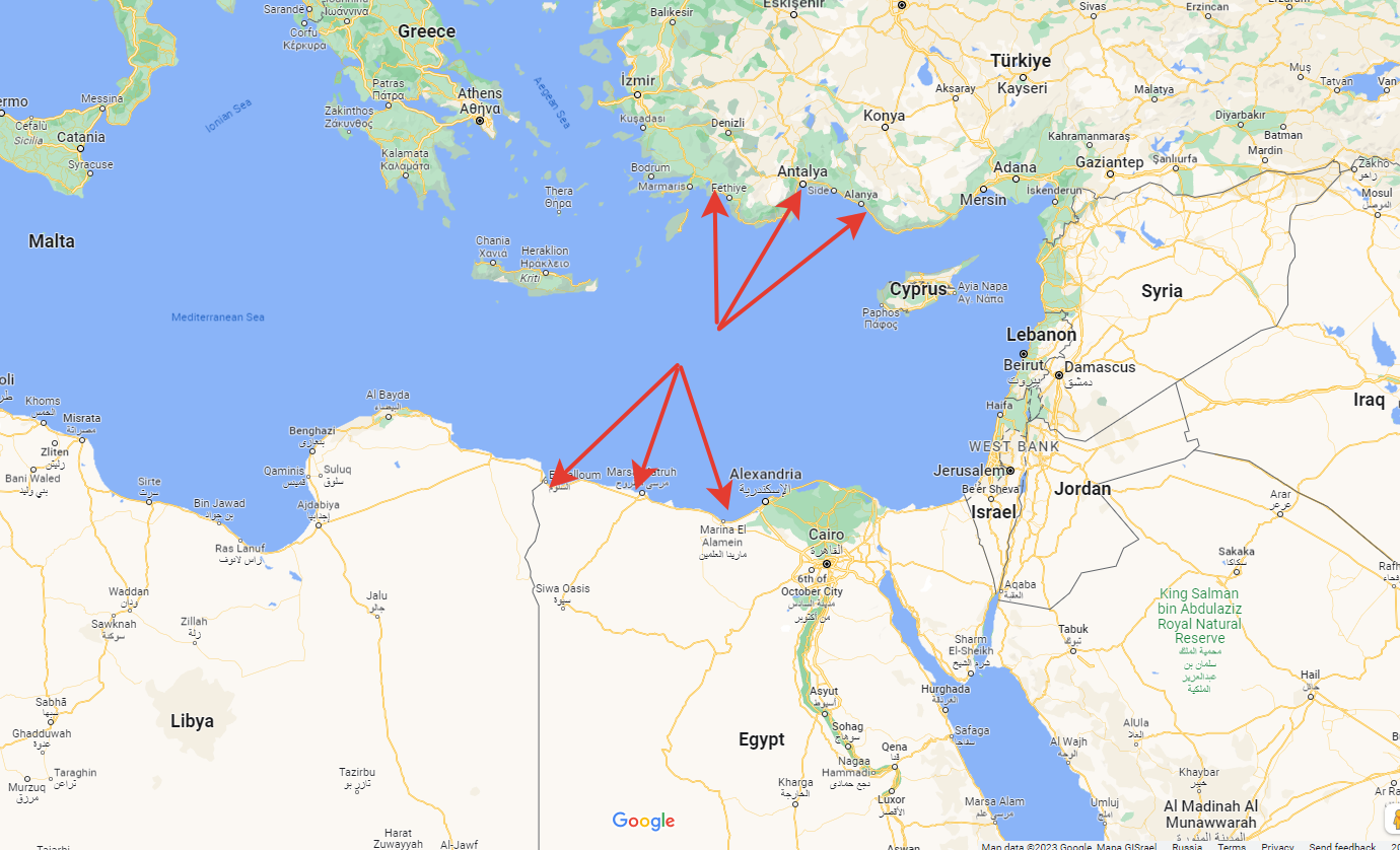 Россиянка отдохнула на средиземноморском побережье Египта и сообщила, почему там лучше, чем в Турции