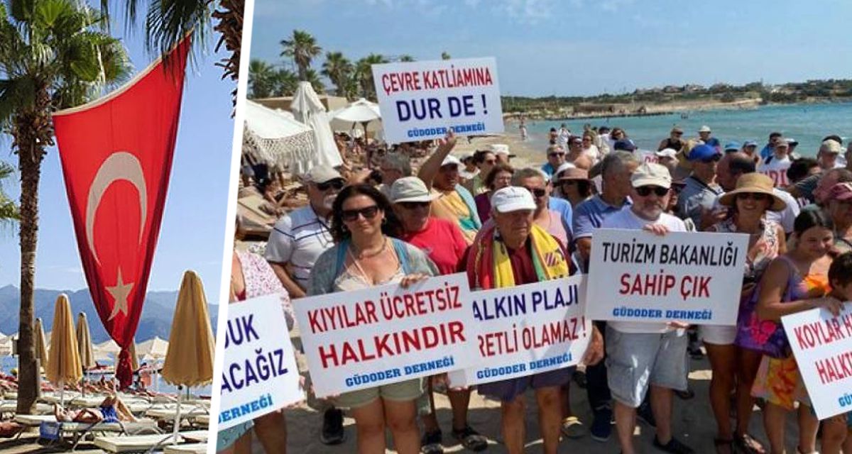 В Турции «движение полотенец» принимает грандиозный масштаб: протестующие проводят митинги прямо на пляжах, пятизвездочные отели почуяли угрозу