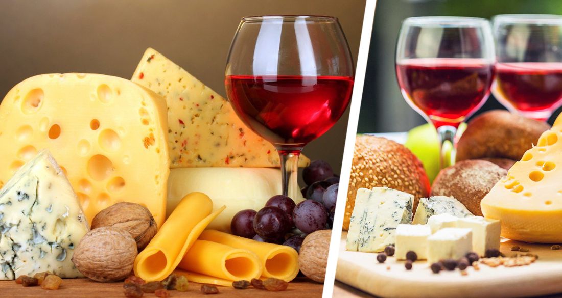Оказалось, что винный и сырный дуэт предотвращает умственные проблемы и болезнь Альцгеймера