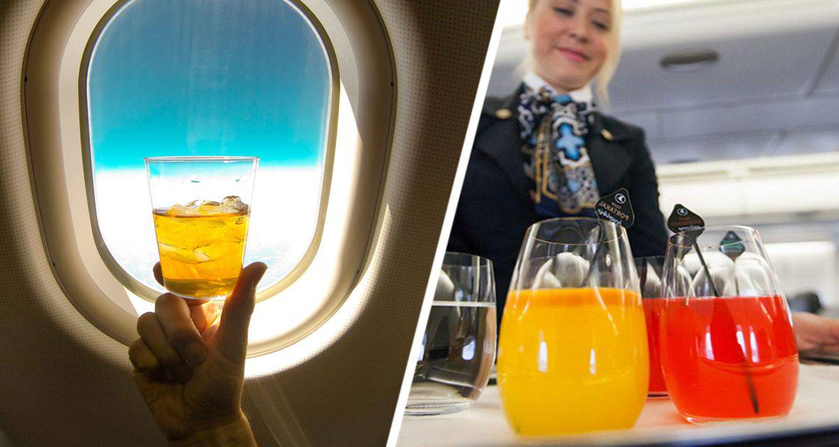 Туристам открыли умный способ приготовления алкогольных коктейлей во время полета ... без нарушения правил