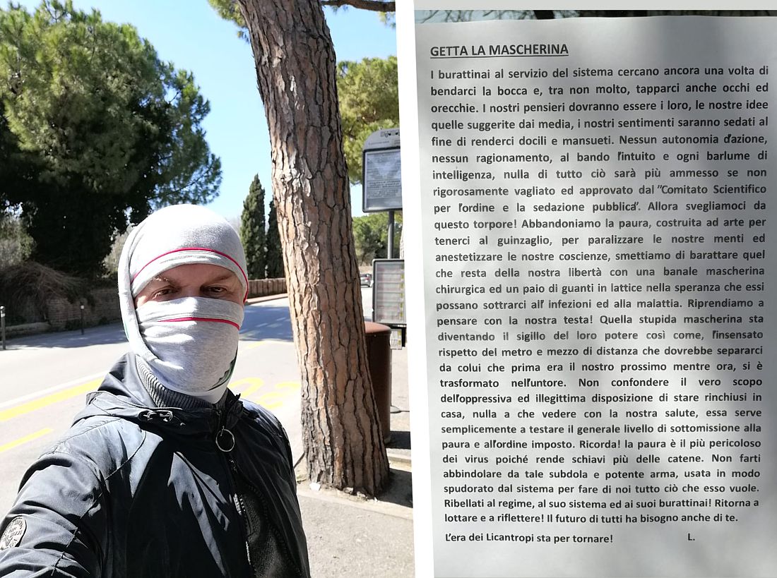 В знак протеста вместо масок итальянцы надевают трусы: в пандемию перестают верить
