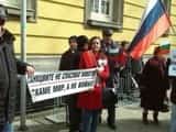 В Бургасе прошла демонстрация за упрощение виз для российских туристов