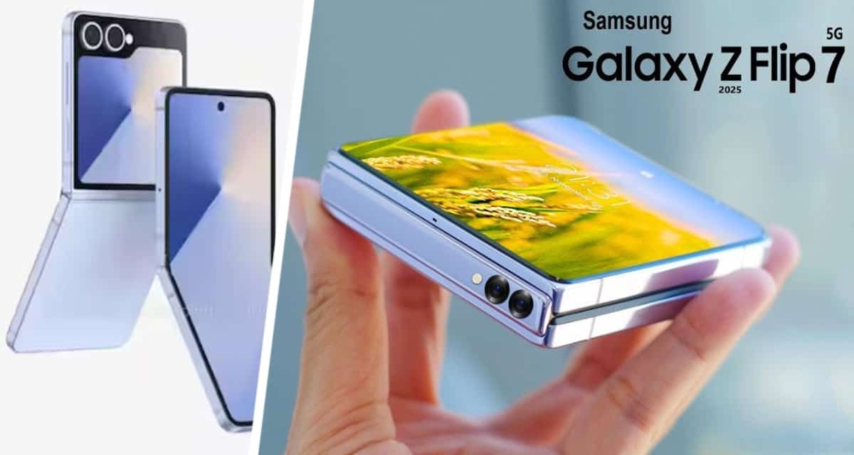 Вот как может выглядеть новый складной Samsung Galaxy Z Flip 7