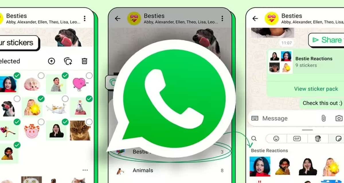 Теперь вы можете легко создавать стикерпаки в WhatsApp, и это очень весело