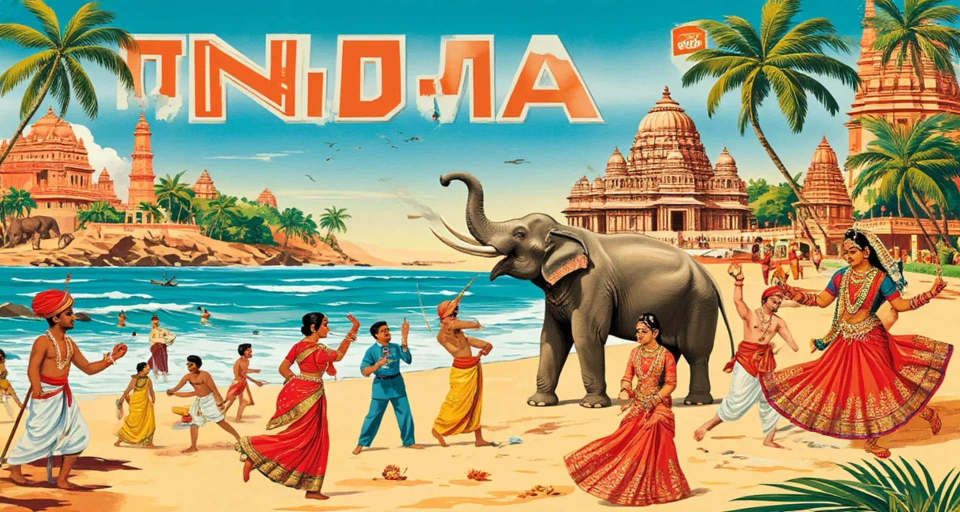 Индия - панорамный вид