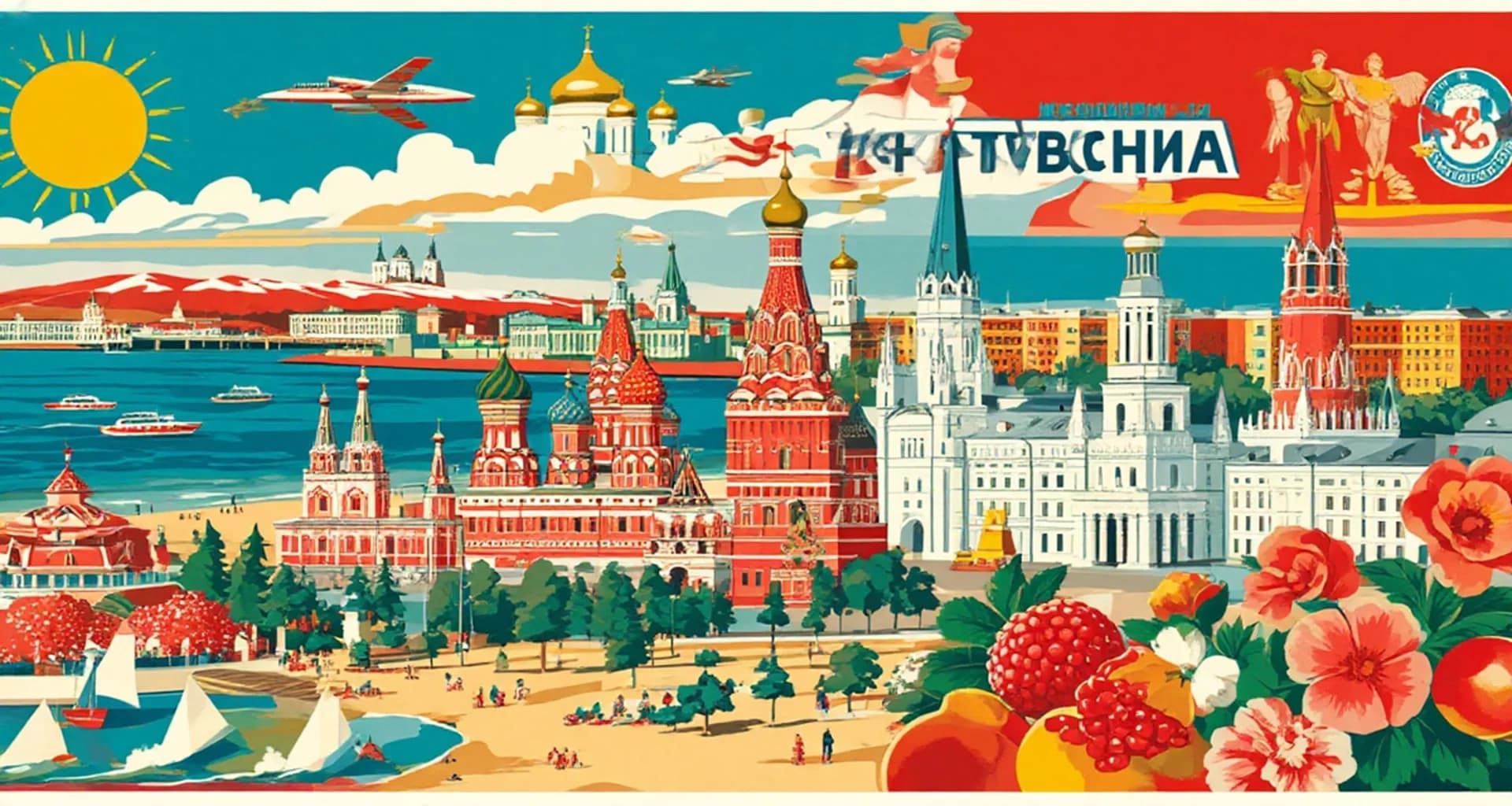 Россия - панорамный вид