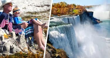 Осенний хит: Ниагарский водопад покорил сердца туристов в США