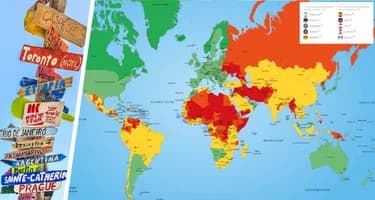 Нарисована карта рисков для туристов на 2026 год: в каких странах безопасно, а от каких следует держаться подальше?