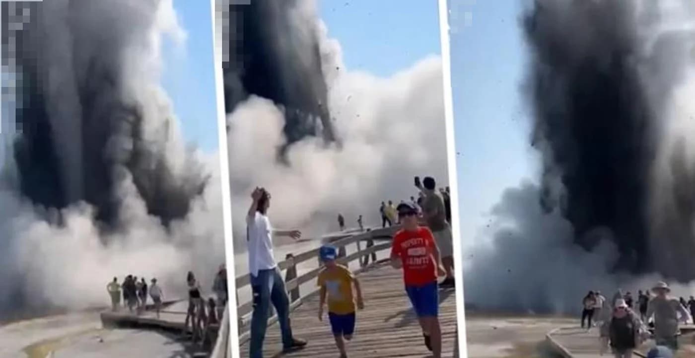 Ужасающий момент: знаменитый вулкан начал извергаться без предупреждения, что привело к эвакуации туристов