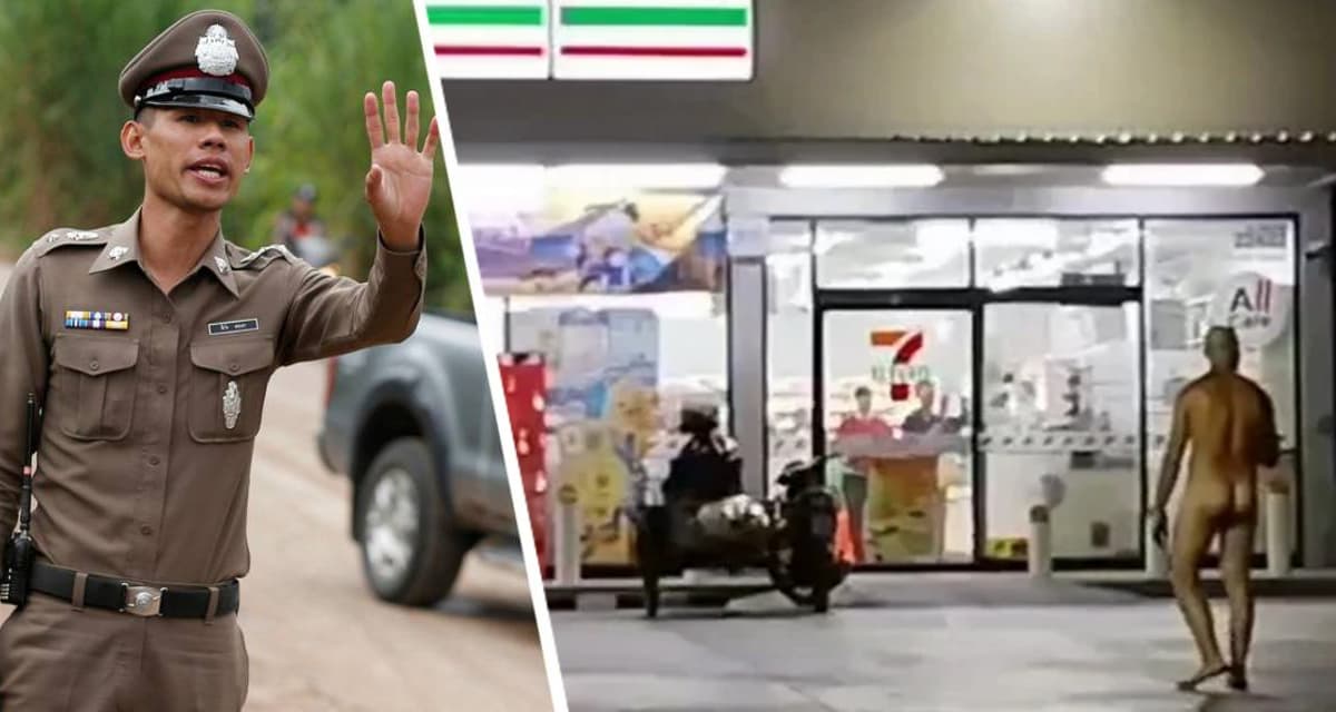 Голый турист зашел в супермаркет на Пхукете, вызвав шок и возмущение