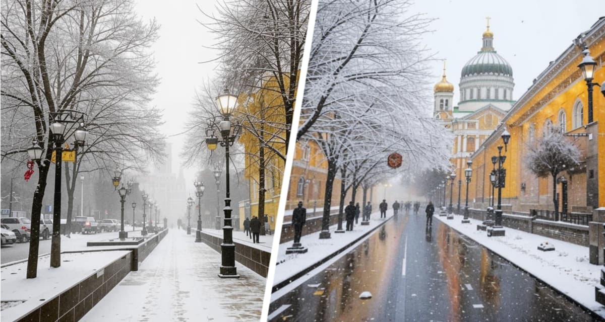 1 апреля в Москве может пойти снег