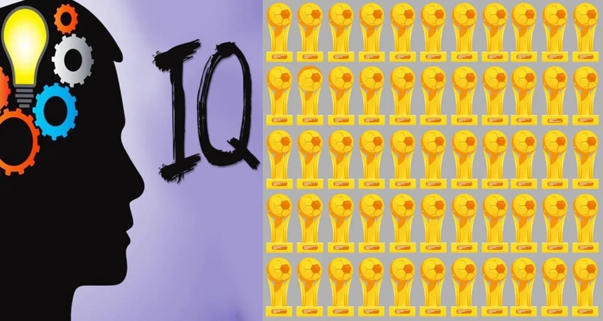 Только люди с гениальным IQ могут решить эту оптическую головоломку с футбольными призами за 30 секунд