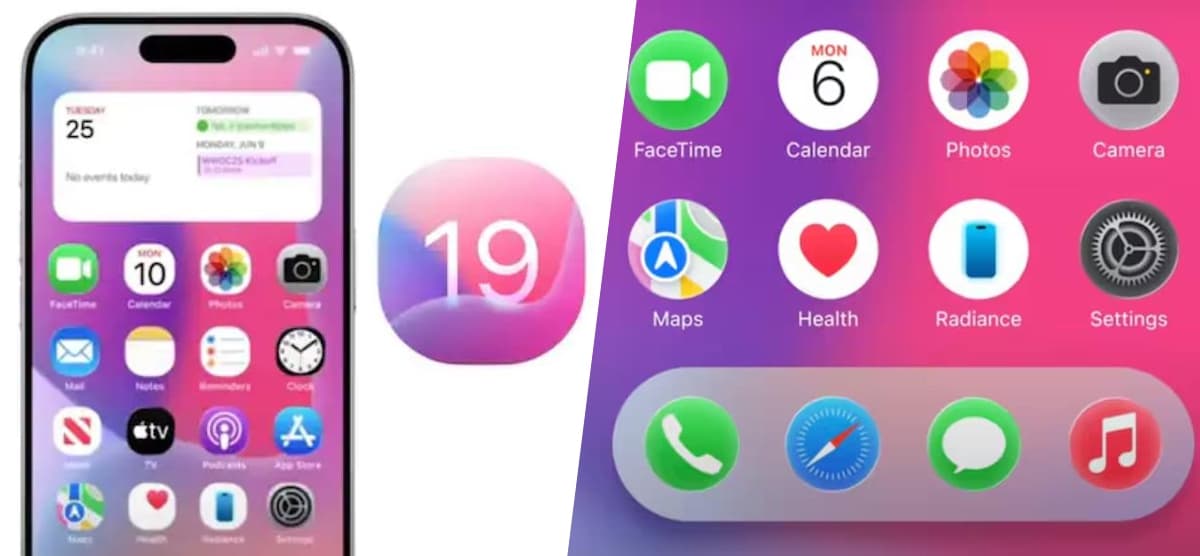 iOS 19: будут изменения в дизайне, новые значки и плавающая панель