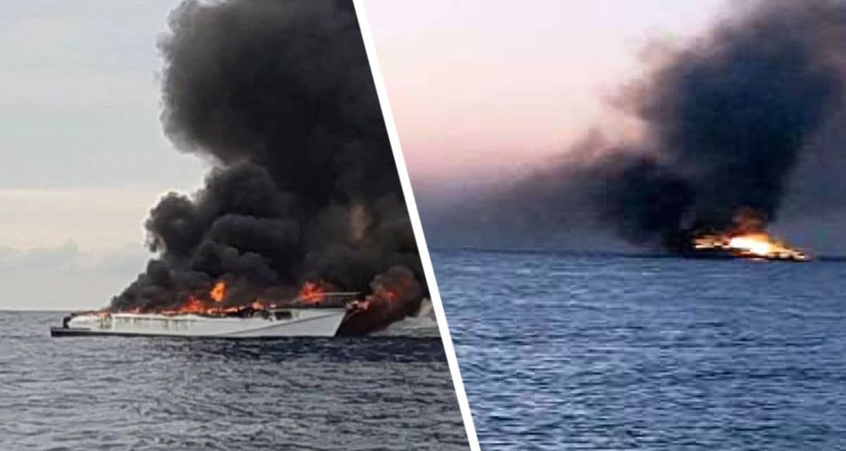В Хургаде у отеля взорвался туристический катер