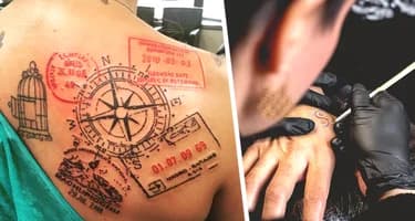 «Открытка на коже»: туристы открыли способ запечатлеть свои приключения навсегда «Открытка на коже»: туристы открыли способ запечатлеть свои приключения навсегда