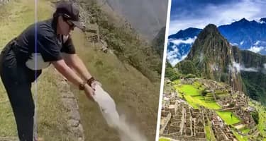 Туристка вызвала возмущение по всей стране, развеяв пепел кремированного мужа в знаменитой достопримечательности Туристка вызвала возмущение по всей стране, развеяв пепел кремированного мужа в знаменитой достопримечательности