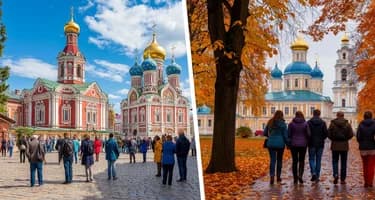 Куда сбежать из Москвы на выходные в ноябре: в золотое кольцо осени – за духовным наследием в Сергиев Посад Куда сбежать из Москвы на выходные в ноябре: в золотое кольцо осени – за духовным наследием в Сергиев Посад