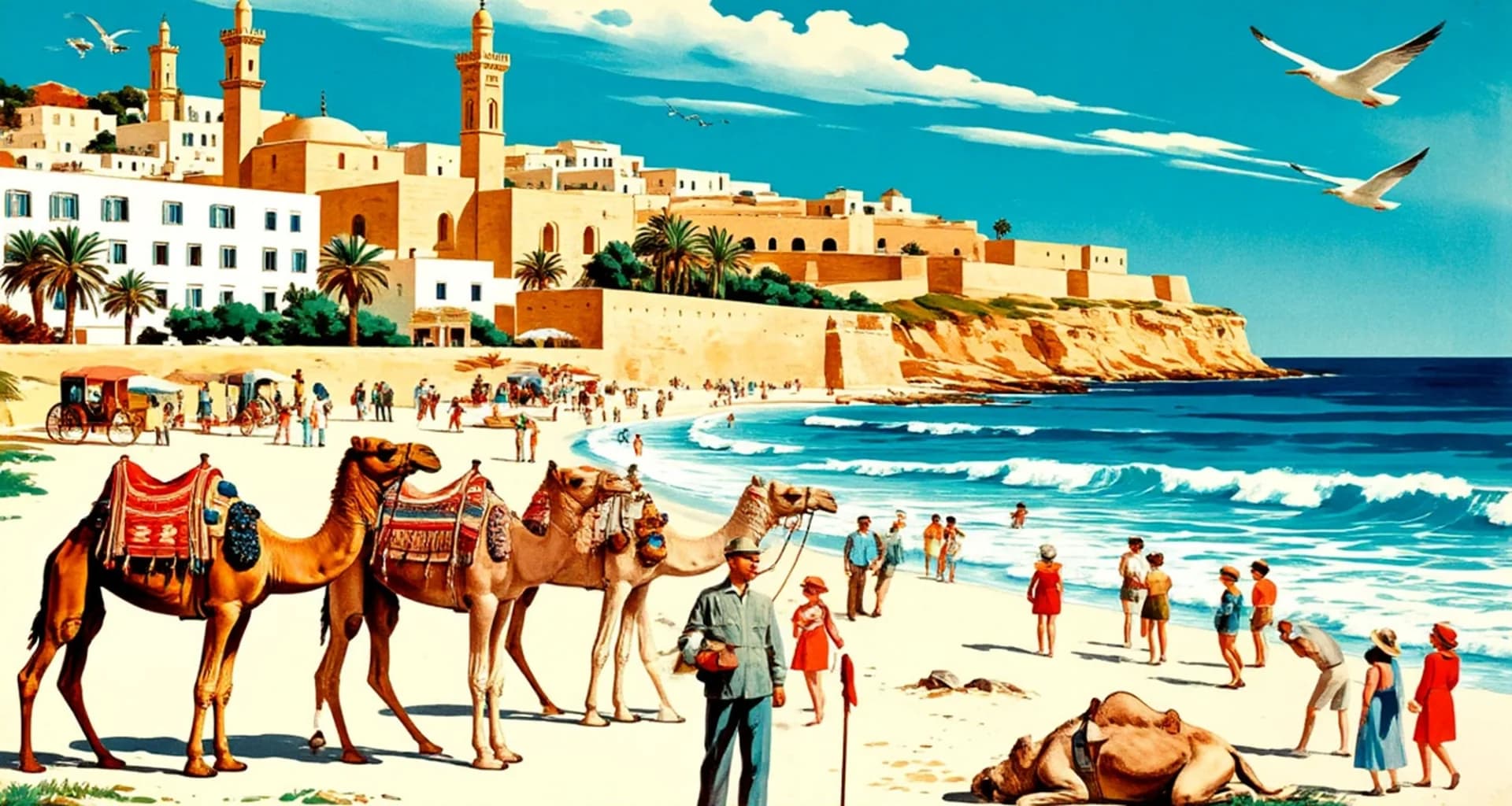 Тунис - панорамный вид