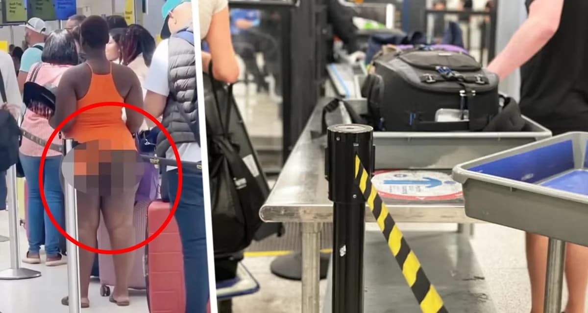 Туристка без трусов на регистрации привела пассажиров в смятение Туристка без трусов на регистрации привела пассажиров в смятение