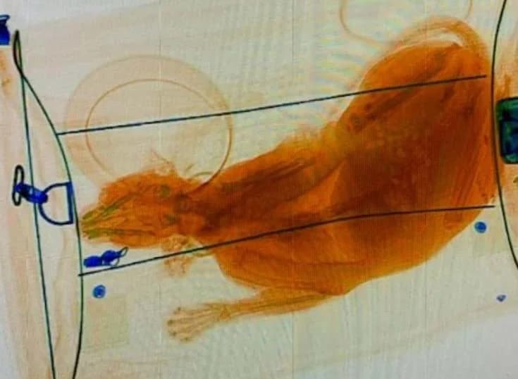 Туристка в аэропорту была шокирована, когда в ее сумке обнаружили странное животное Туристка в аэропорту была шокирована, когда в ее сумке обнаружили странное животное